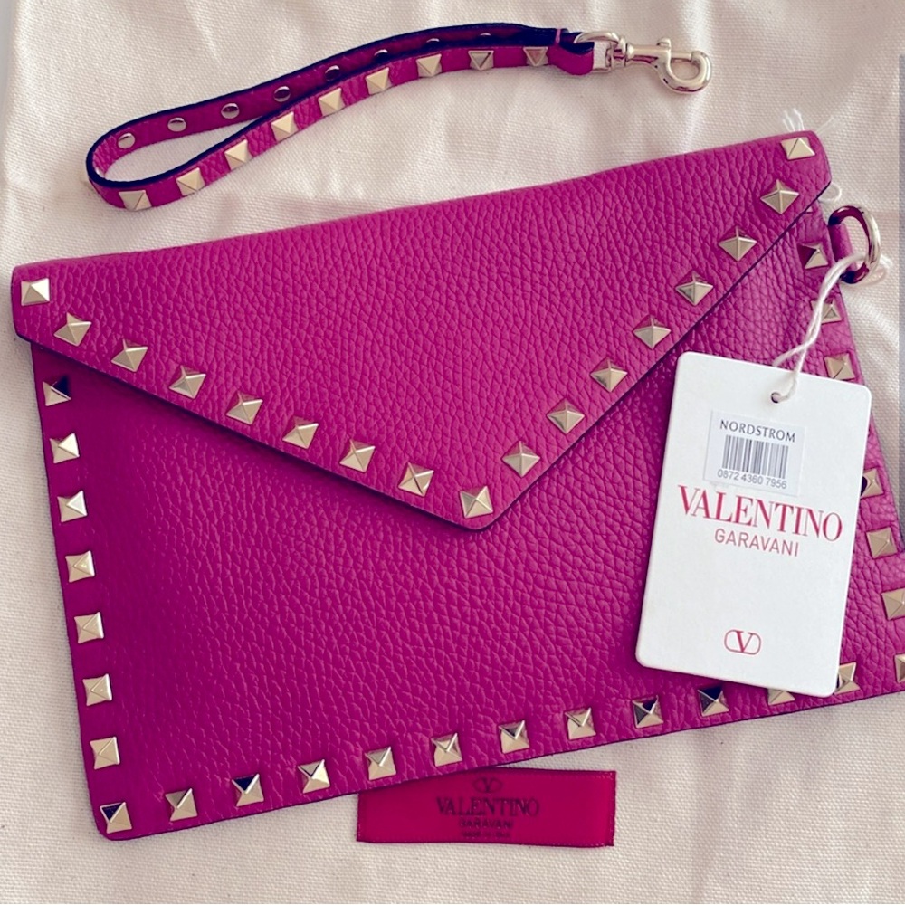 Valentino Rockstud Clutch